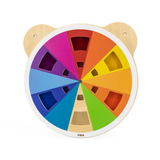 Viga Overlaying Colors Wall Toy, Montessori Wooden Color Mixing Panel with Rotating Acrylic Discs, Builds Visual Perception & Logic, Eco-Friendly & Non-Toxic Toy, for Boys & Girls Ages 18M+
