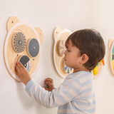Viga Sliding Ball Wall Toy, Montessori Wooden Number Maze for Toddlers, Develops Motor Skills & Number Recognition, Eco-Friendly & Non-Toxic Educational Toy, for Boys & Girls Ages 18M+