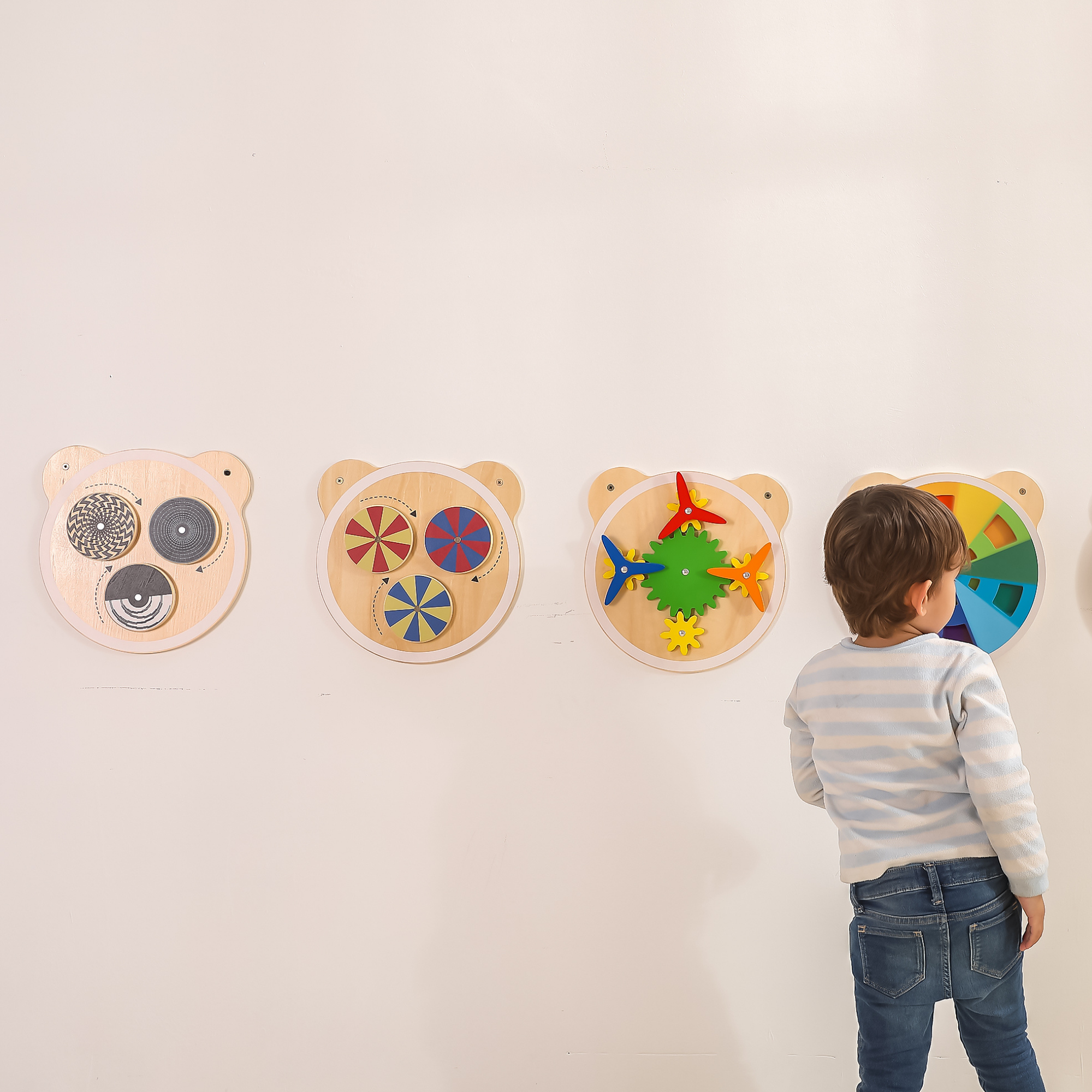 Viga Sliding Ball Wall Toy, Montessori Wooden Number Maze for Toddlers, Develops Motor Skills & Number Recognition, Eco-Friendly & Non-Toxic Educational Toy, for Boys & Girls Ages 18M+