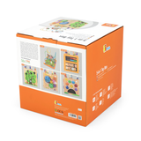 Viga 5-in-1 Activity Toy Box, Montessori Wooden Multi-Activity Play Center, Develops Motor Skills, Logic & Creativity, Eco-Friendly & Non-Toxic Educational Toy, for Boys & Girls Ages 18M+