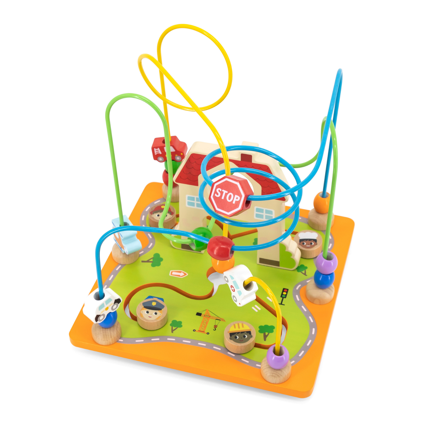 Viga 5-in-1 Activity Toy Box, Montessori Wooden Multi-Activity Play Center, Develops Motor Skills, Logic & Creativity, Eco-Friendly & Non-Toxic Educational Toy, for Boys & Girls Ages 18M+
