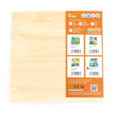 Viga Clothes, 4 Piece Knob Puzzle, Montessori Wooden Toy, Develops Sensory, Cognitive & Fine Motor Skills, Non-Toxic & Eco-friendly Kids Educational Toy, Suitable for Boys and Girls Aged 12M+