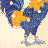Viga Rooster, Farm Animals, 8 Piece Knob Puzzle, Montessori Wooden Toy, Develops Sensory, Cognitive & Fine Motor Skills, Non-Toxic & Eco-friendly Kids Educational Toy, Suitable for Children Aged 18M+