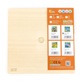 Viga Elephant, 9 Piece Jigsaw Puzzle, Montessori Wooden Toy, Develops Sensory, Cognitive & Fine Motor Skills, Non-Toxic & Eco-friendly Kids Educational Toy, Suitable for Boys and Girls Aged 18M+