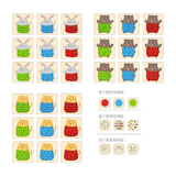Viga Quick Response Game, Montessori Wooden Visual Speed & Pattern Recognition Toy, Develops Hand-Eye Coordination & Focus, Eco-Friendly & Non-Toxic Educational Toy, for Kids Ages 3+