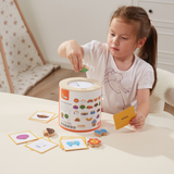 Viga Touch & Find, 20 Piece Matching Puzzle, Montessori Wooden Toy, Develops Sensory, Cognitive & Fine Motor Skills, Non-Toxic & Eco-friendly Kids Educational Toy, Suitable for Children Aged 3Y+
