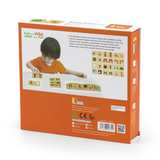 Viga Opposites, 24 Piece Mix & Match Puzzle, Montessori Wooden Toy, Develops Sensory, Cognitive & Fine Motor Skills, Non-Toxic & Eco-friendly Kids Educational Toy, Suitable for Children Aged 18M+