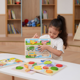 Viga Modes of Transport, 7 Piece Block Puzzle, Montessori Wooden Toy, Develops Sensory, Cognitive & Fine Motor Skills, Non-Toxic & Eco-friendly Kids Educational Toy, Suitable for Children Aged 18M+