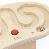 Viga Body Balace, Ball-in-a-Maze Puzzle, Montessori Wooden Toy, Develops Sensory, Cognitive & Fine Motor Skills, Non-Toxic & Eco-friendly Kids Educational Toy, Suitable for Boys and Girls Aged 3Y+