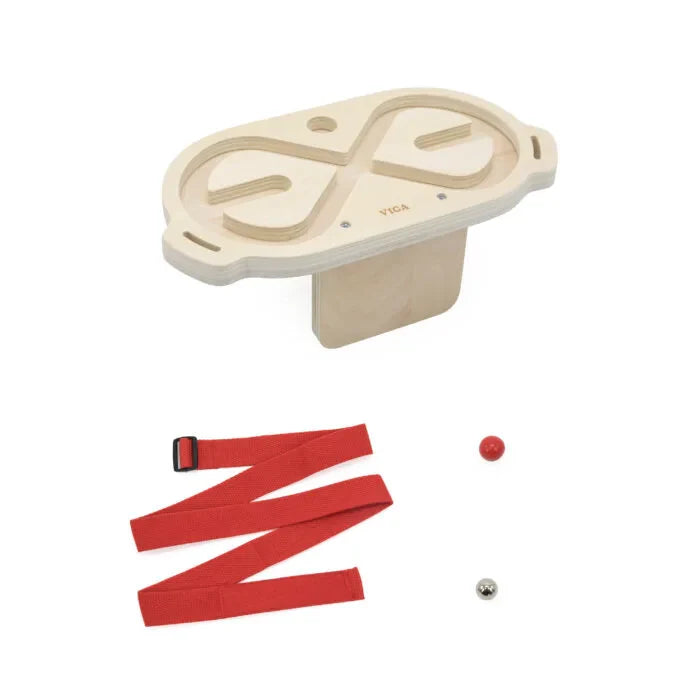 Viga Body Balace, Ball-in-a-Maze Puzzle, Montessori Wooden Toy, Develops Sensory, Cognitive & Fine Motor Skills, Non-Toxic & Eco-friendly Kids Educational Toy, Suitable for Boys and Girls Aged 3Y+