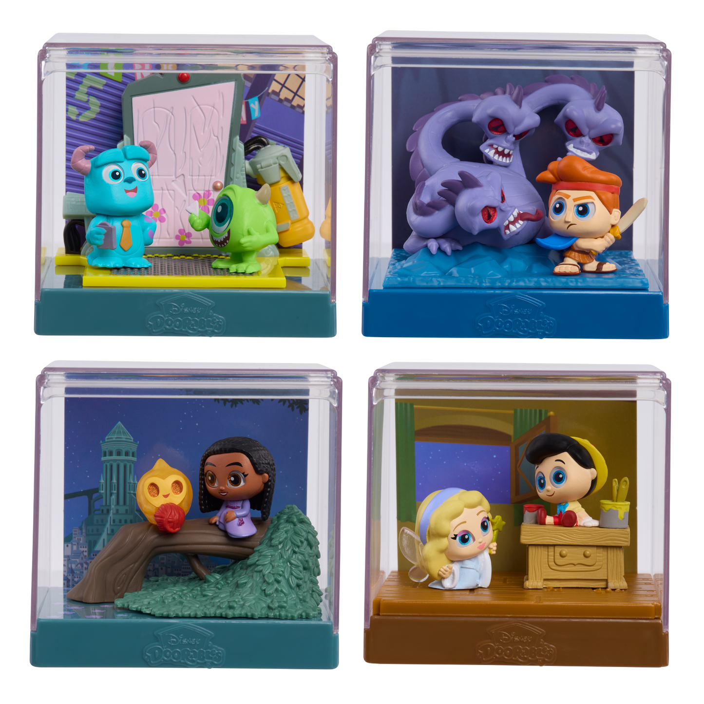 Disney Doorables Movie Moments Series 3 with 2 Collectible Mini Action Figures and Display Case, 1.5 Inch (3.8 cm) Stackable Toy Figurines, Officially Licensed Kids Toy for Ages 5 & Up by Just Play