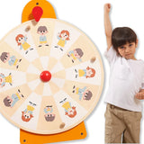 VIGA Wooden Wall Toy – Emotion & Movement Turntable, Montessori Educational Activity Board, Builds Emotional Intelligence, Focus & Motor Skills, Eco-Friendly & Non-Toxic, for Boys & Girls Ages 18M+