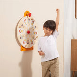 VIGA Wooden Wall Toy – Emotion & Movement Turntable, Montessori Educational Activity Board, Builds Emotional Intelligence, Focus & Motor Skills, Eco-Friendly & Non-Toxic, for Boys & Girls Ages 18M+
