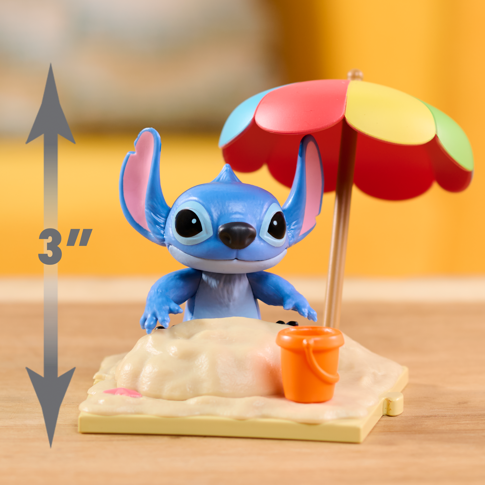 Disney Lilo & Stitch 3" Inch (7.5 cm) Live-Action Movie Collectible Blind Box Figures, Officially Licensed Kids Toys by Just Play, Suitable for Children, Boys and Girls, Aged 3 Years+