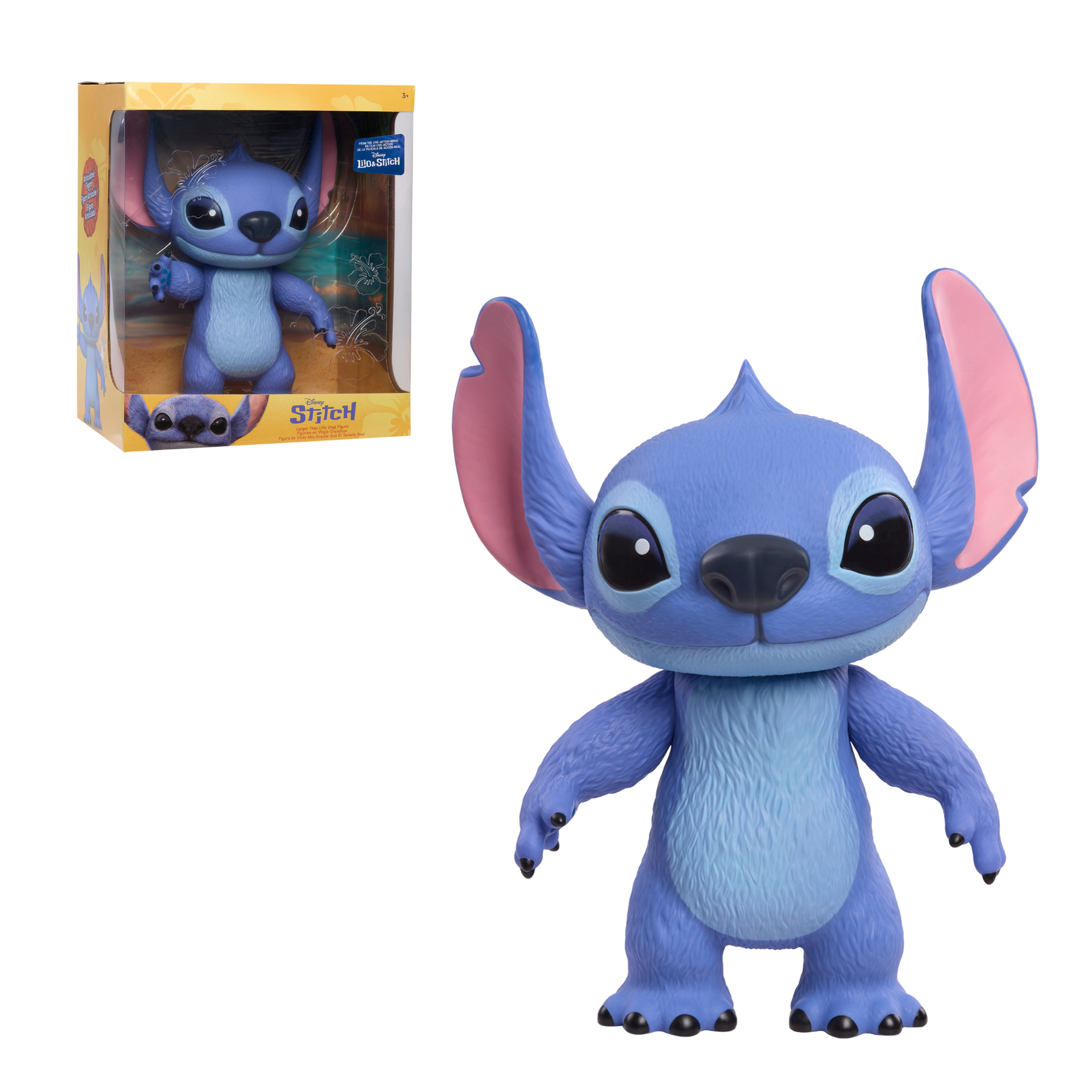 Disney Lilo & Stitch 14" Inch (35.5 cm) Live-Action Movie Articulated Action Figure, Officially Licensed Kids Toys by Just Play, Suitable for Children, Boys and Girls, Aged 3 Years+