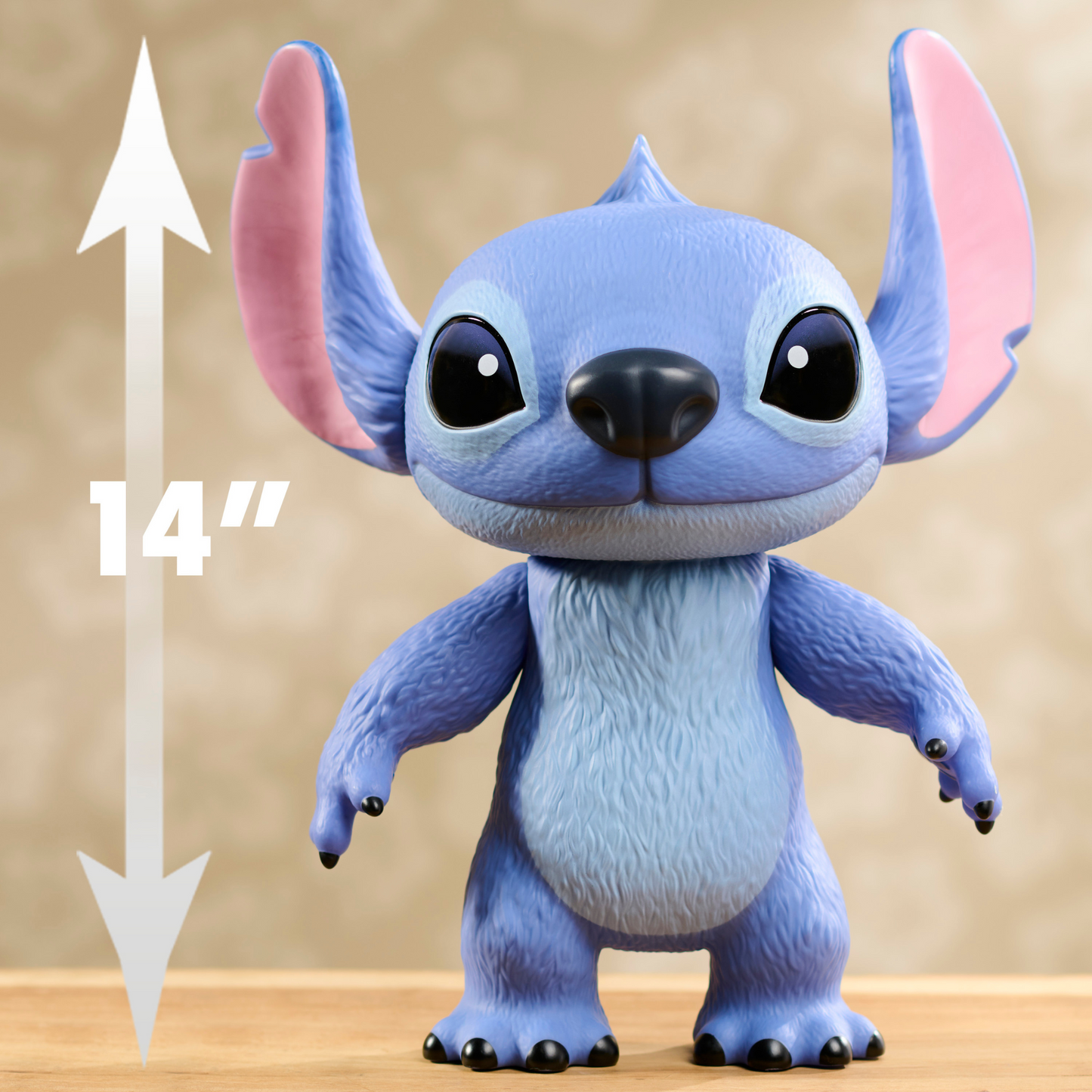Disney Lilo & Stitch 14" Inch (35.5 cm) Live-Action Movie Articulated Action Figure, Officially Licensed Kids Toys by Just Play, Suitable for Children, Boys and Girls, Aged 3 Years+