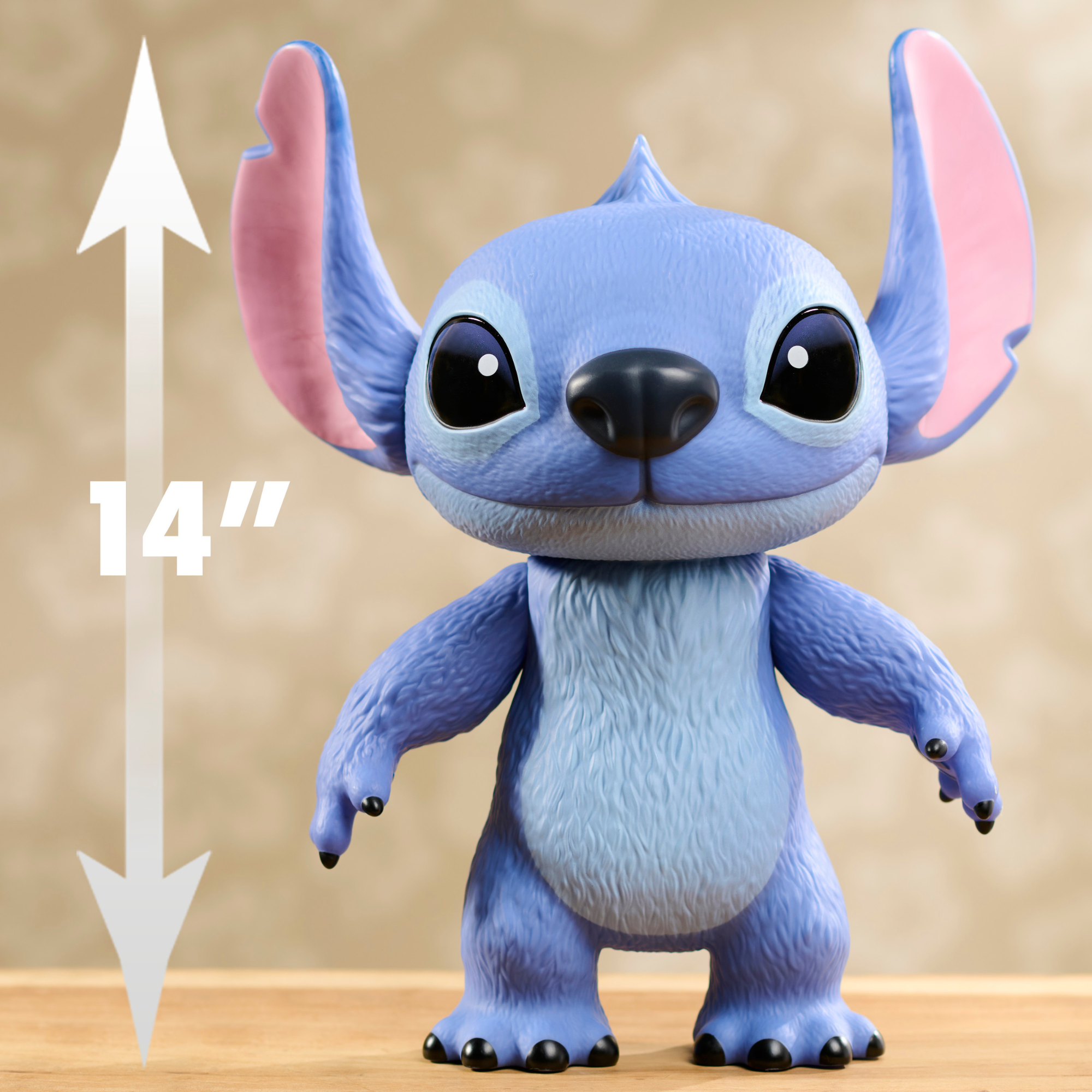Disney Lilo & Stitch 14" Inch (35.5 cm) Live-Action Movie Articulated Action Figure, Officially Licensed Kids Toys by Just Play, Suitable for Children, Boys and Girls, Aged 3 Years+