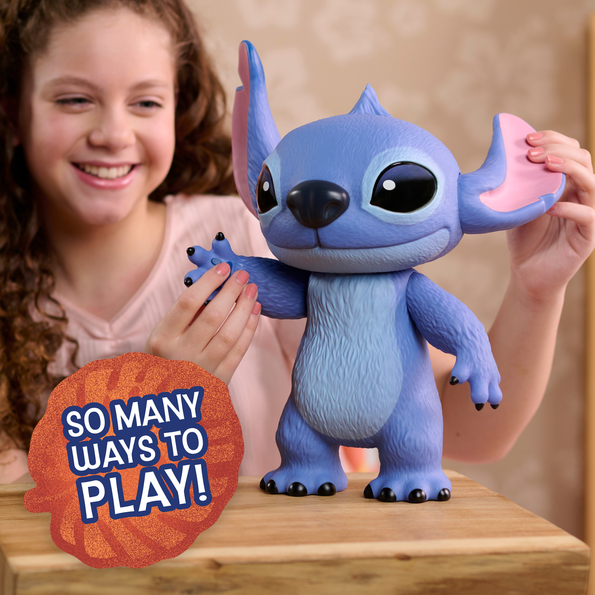 Disney Lilo & Stitch 14" Inch (35.5 cm) Live-Action Movie Articulated Action Figure, Officially Licensed Kids Toys by Just Play, Suitable for Children, Boys and Girls, Aged 3 Years+