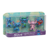 Disney Lilo & Stitch 2.7" Inch (7 cm) 5 Piece Collectible Stitch Figure Set, Officially Licensed Kids Toys By Just Play, Suitable for Children, Boys and Girls, Aged 3 Years+