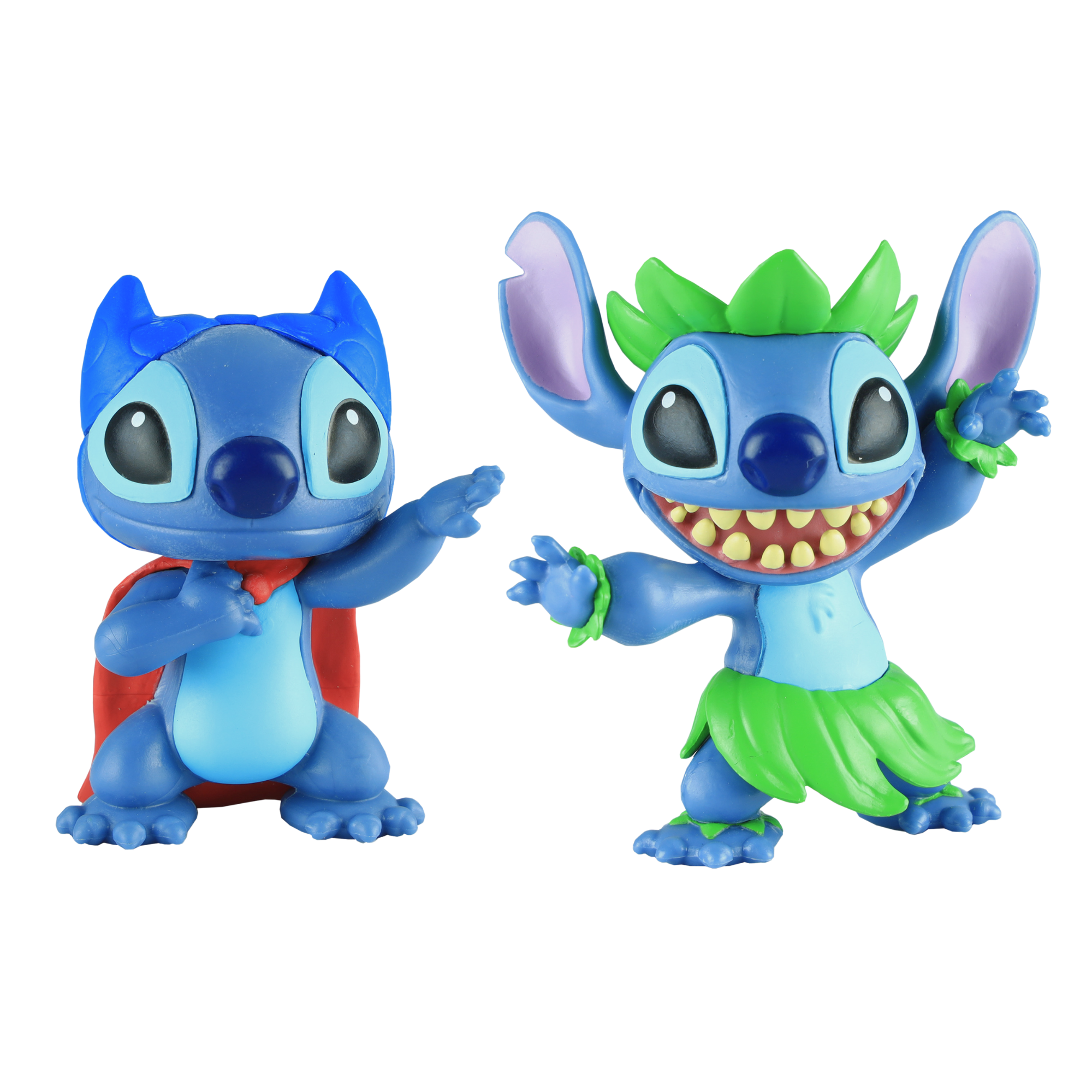 Disney Lilo & Stitch 2.75" Inch (7 cm) 2 Piece Collectible Stitch Figure Set, Officially Licensed Kids Toys by Just Play, Style 1, Suitable for Children, Boys and Girls, Aged 3 Years+