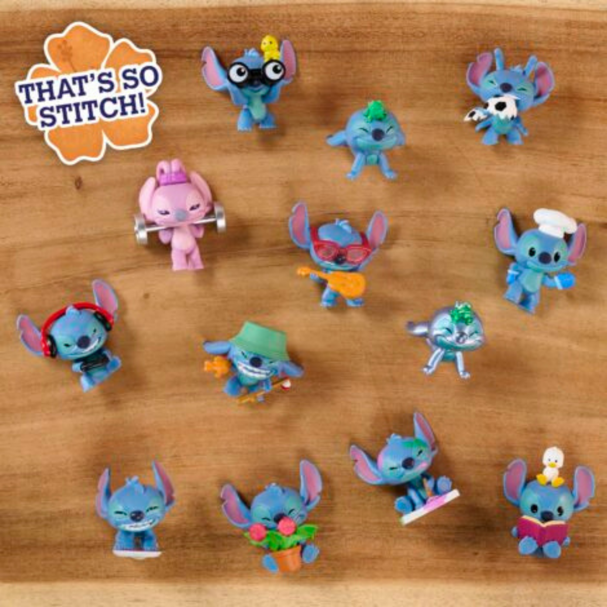 Disney Lilo & Stitch 2" Inch (5 cm) 1 Piece Mystery Collectible Stitch Figure, Officially Licensed Kids Toys By Just Play, 13 to Collect, Suitable for Children, Boys and Girls, Aged 3 Years+