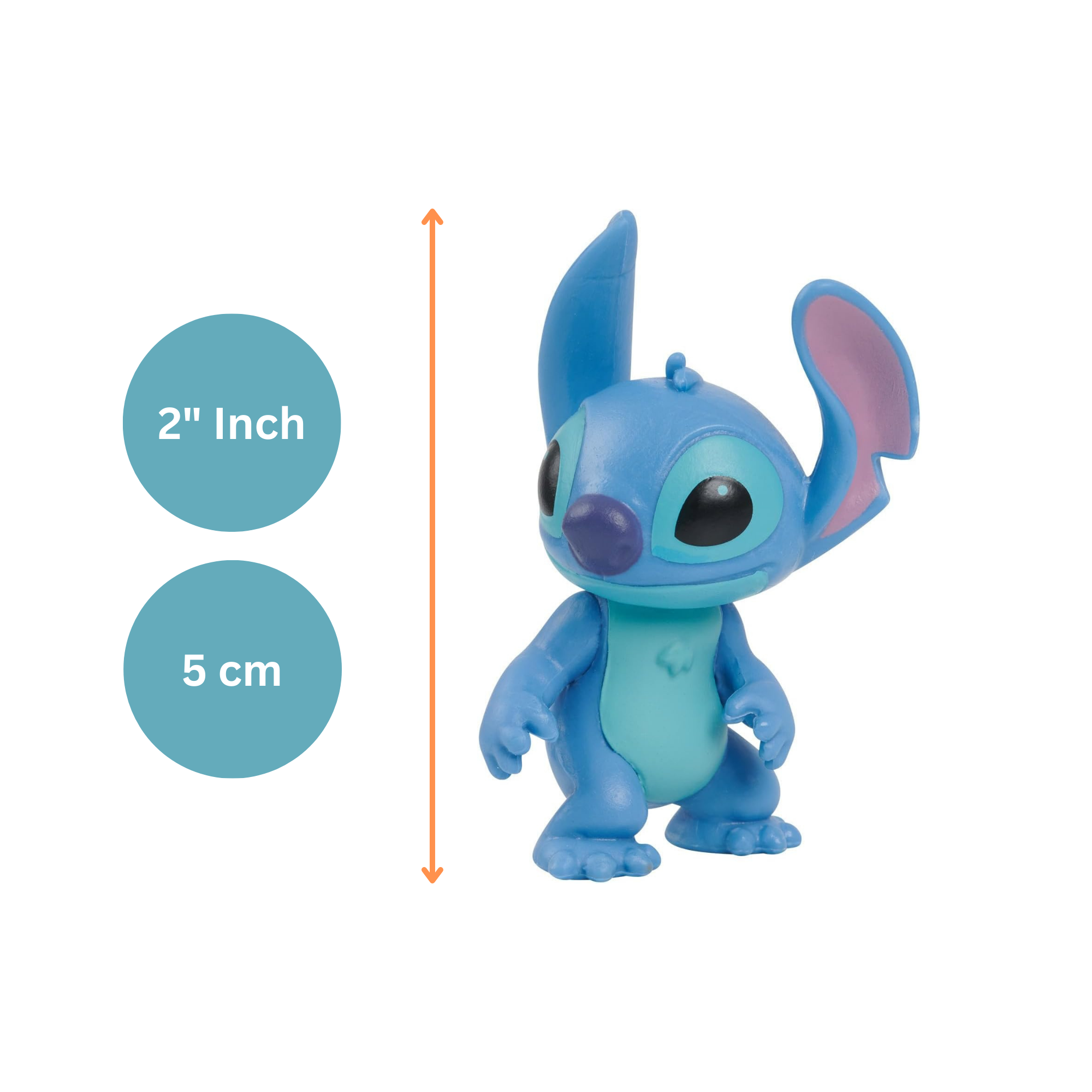 Disney Lilo & Stitch 2" Inch (5 cm) 8 Piece Collectible Stitch Figure Set, Officially Licensed Kids Toys By Just Play, Suitable for Children, Boys and Girls, Aged 3 Years+