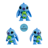 Disney Lilo & Stitch 3" Inch (7.5 cm) Collectible Stitch Figure Set, Officially Licensed Kids Toys by Just Play, Style 2, Suitable for Children, Boys and Girls, Aged 3 Years+