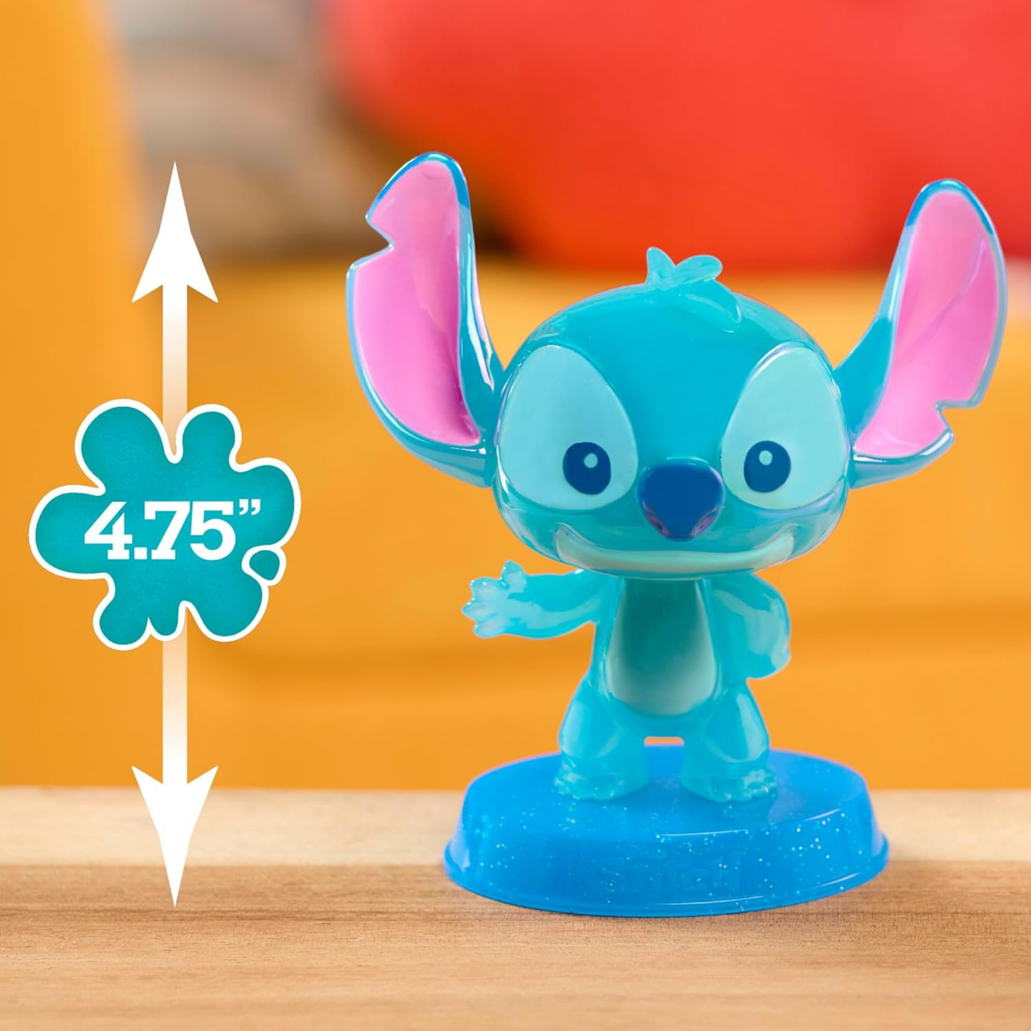Disney Lilo & Stitch 4.75" Inch (13 cm) Stitch Bobblehead Collectible Figure, Officially Licensed Kids Toys By Just Play, Suitable for Children, Boys and Girls, Aged 3 Years+