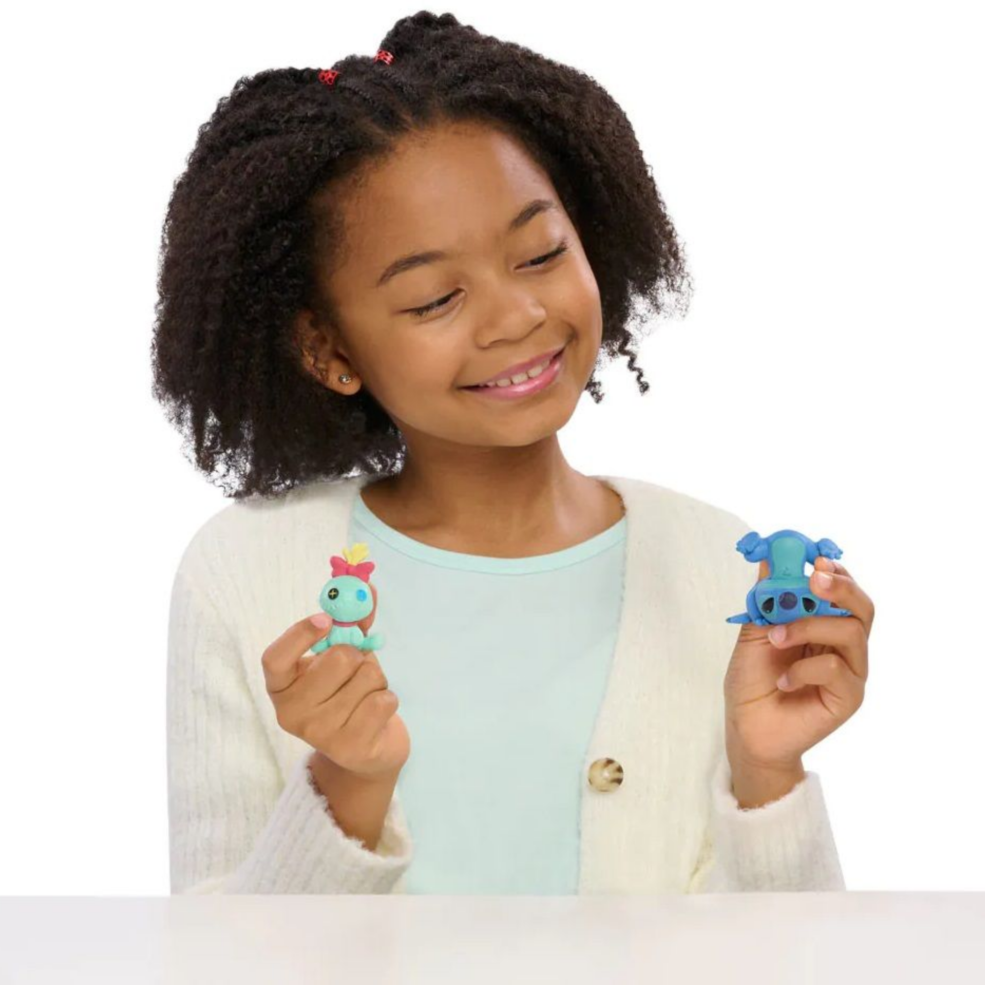 Disney Lilo & Stitch 2.35" Inch (6 cm) 2 Piece Collectible Stitch Figure Set Featuring Scrump, Officially Licensed Kids Toys by Just Play, Suitable for Children, Boys and Girls, Aged 3 Years+