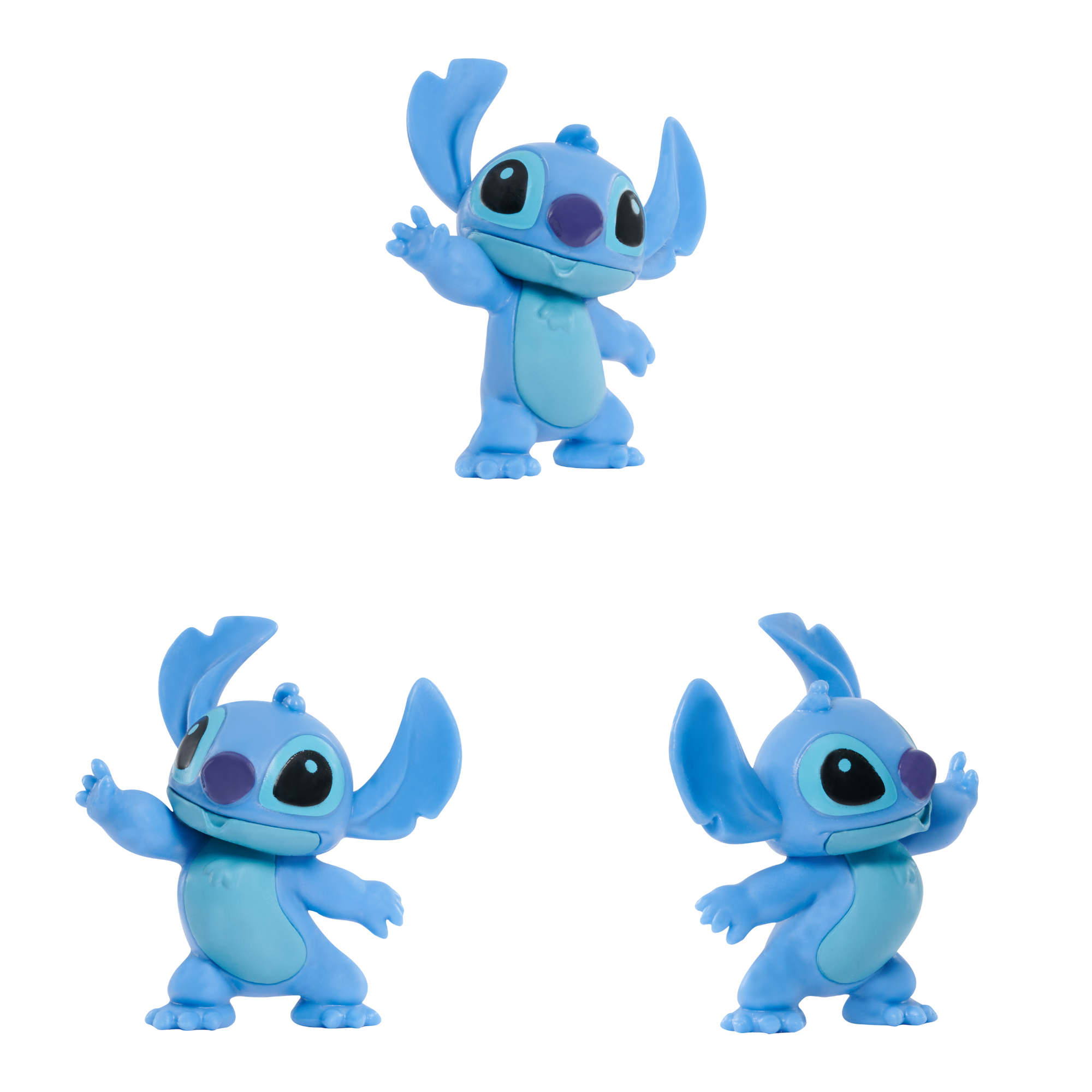 Disney Lilo & Stitch 2.25" Inch (6 cm) 5 Piece Collectible Stitch Figure Set, Officially Licensed Kids Toys by Just Play, Style 2, Suitable for Children, Boys and Girls, Aged 3 Years+