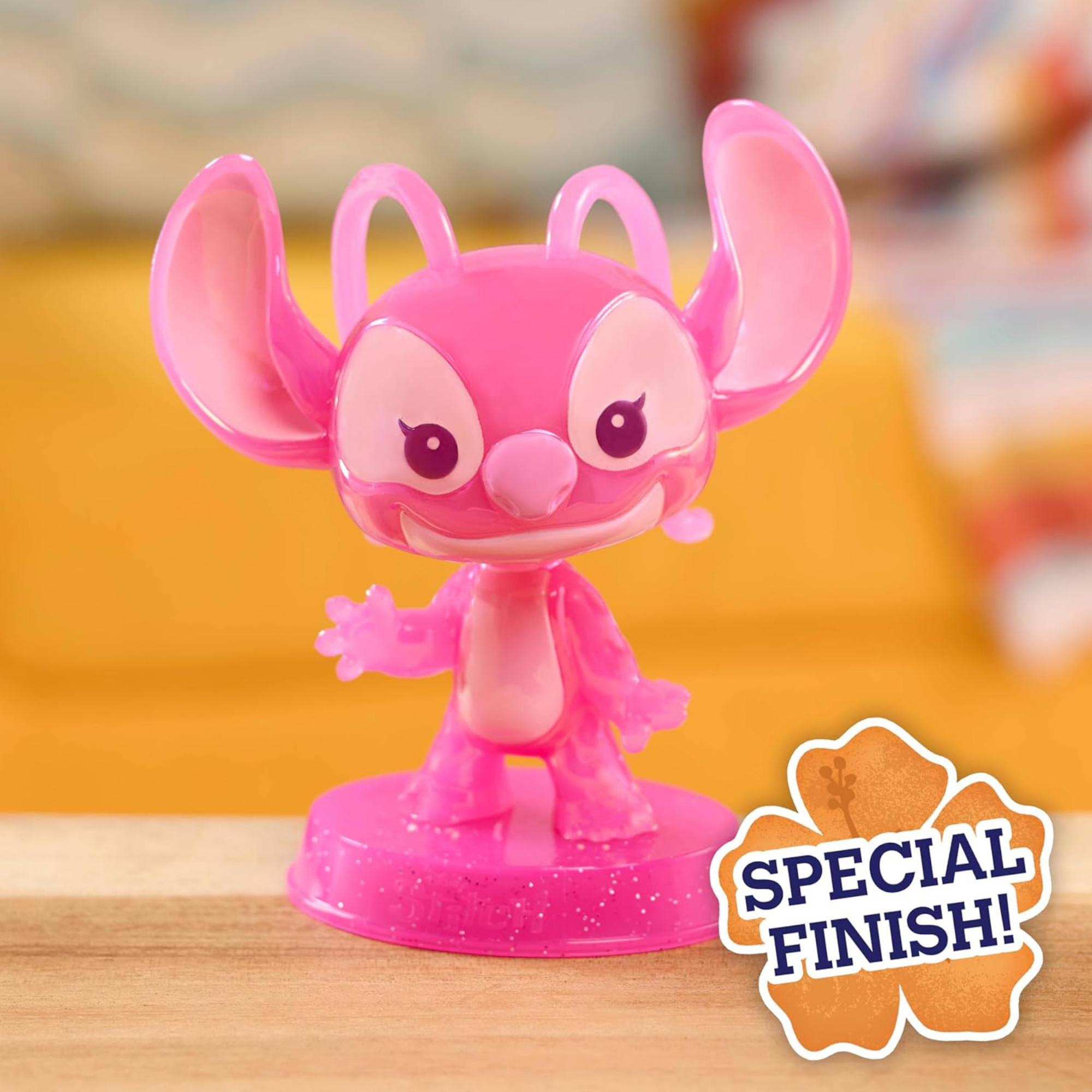 Disney Lilo & Stitch 4.75" Inch (13 cm) Angel Bobblehead Collectible Figure, Officially Licensed Kids Toys By Just Play, Suitable for Children, Boys and Girls, Aged 3 Years+