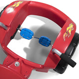 Step2 Zip N' Zoom Pedal Car Single Seater Easy to Store Ride On Toy with Seat Level Adjustability and Center-Pivot Steering, Suitable for Children both Boys and Girls Aged 30m and Above, Red