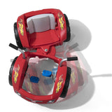 Step2 Zip N' Zoom Pedal Car Single Seater Easy to Store Ride On Toy with Seat Level Adjustability and Center-Pivot Steering, Suitable for Children both Boys and Girls Aged 30m and Above, Red