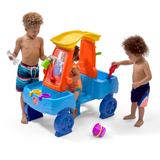 Step2 Car Wash Splash Center, Outdoor Water Table and Sensory Playset, Activity Toy with Dual Rain Wall, 13 Piece Accessories, Backyard Activity Centre,  Suitable for Kids both Boys and Girls Aged 3+
