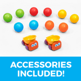 Step2 Ball Buddies Tunnel Tower, Indoor and Outdoor Sensory Play Table, Activity Toy with 12 Piece Accessories Including Balls, STEM Toy and Activity Centre, Suitable for Boys and Girls Aged 1+