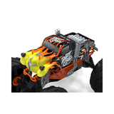 Crazy Wheels 2.4GHz RC Monster Truck 1:10 Scale 4WD High Speed Remote Control Car with Big Wheels, Full Function Hobby RC Car, Assorted Color, Ages 3+