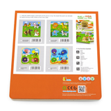Viga Sea Creature, 4 Piece Knob Puzzle, Montessori Wooden Toy, Develops Sensory, Cognitive & Fine Motor Skills, Non-Toxic & Eco-friendly Kids Educational Toy, Suitable for Boys and Girls Aged 12M+
