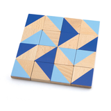 Viga Visual Blocks, 40 Piece Magnetic Puzzle, Montessori Wooden Toy, Develops Sensory, Cognitive & Fine Motor Skills, Non-Toxic & Eco-friendly Kids Educational Toy, Suitable for Children Aged 3Y+