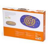 Viga Wooden Trace & Balance, Montessori Balance Board with 4 Wooden Balls, Motor Skills & Coordination Development Toy, Eco-Friendly Activity for Kids, Non-Toxic Educational Toy for Ages 4+