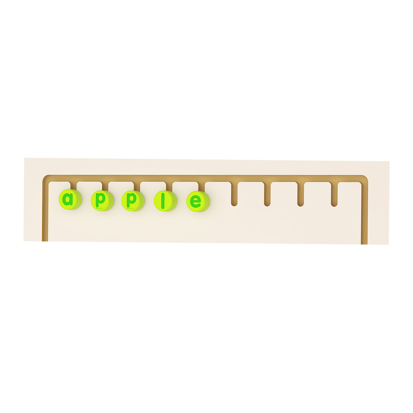 VIGA Learning Alphabet Wall Toy, Montessori Wooden Spelling & Language Activity, Develops Fine Motor Skills, Letter Recognition & Logic, Eco-Friendly & Non-Toxic, for Boys & Girls Ages 3+