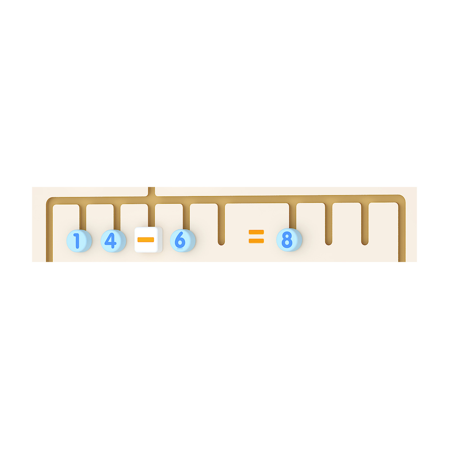 VIGA Learning Maths Wall Toy, Montessori Wooden Arithmetic Activity Board with Movable Numbers & Symbols, Develops Fine Motor Skills, Logic & Early Numeracy, Eco-Friendly, for Boys & Girls Ages 3+