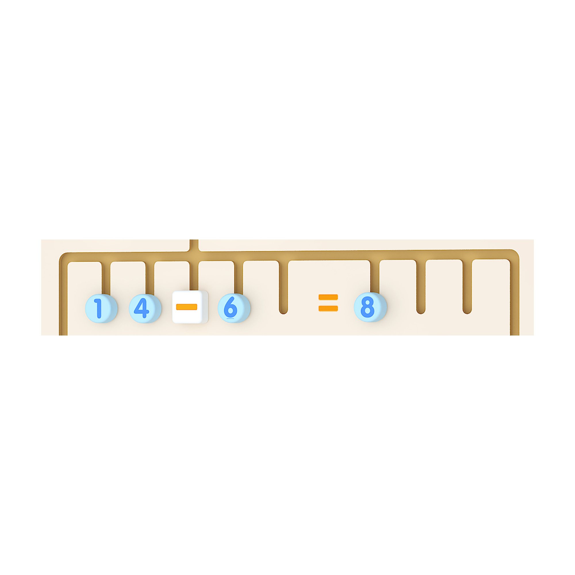 VIGA Learning Maths Wall Toy, Montessori Wooden Arithmetic Activity Board with Movable Numbers & Symbols, Develops Fine Motor Skills, Logic & Early Numeracy, Eco-Friendly, for Boys & Girls Ages 3+