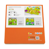 Viga Farm Animals, 9 Piece Jigsaw Puzzle, Montessori Wooden Toy, Develops Sensory, Cognitive & Fine Motor Skills, Non-Toxic & Eco-friendly Kids Educational Toy, Suitable for Boys and Girls Aged 18M+