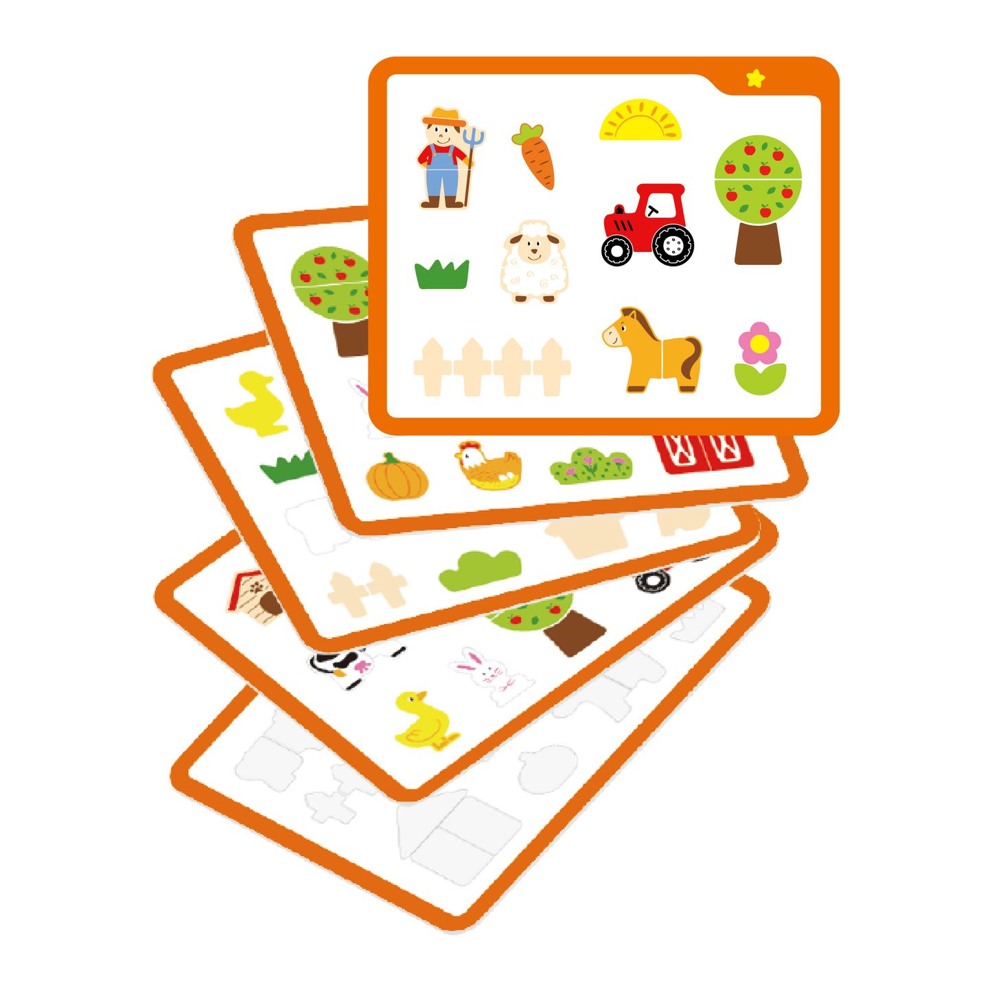 Viga Tack Zap Farm Playset, Montessori Wooden Hammer Toy with 24 Farm Pieces, Develops Fine Motor Skills & Logic, Eco-Friendly & Non-Toxic Educational Toy, for Boys & Girls Ages 4+