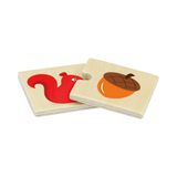 Viga Animal Feeding, 12 Piece Mix & Match Puzzle, Montessori Wooden Toy, Develops Sensory, Cognitive & Fine Motor Skills, Non-Toxic & Eco-friendly Kids Educational Toy, for Boys & Girls 18M+