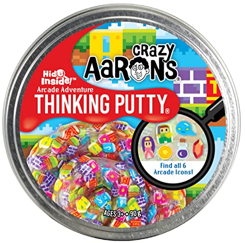 Crazy Aaron's Hide Inside Arcade Adventure, UK Safe, Sensory Puzzle Game with 6 Hidden Character and Treasure Pieces