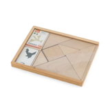 Viga Tangram, 7 Piece Geometric Puzzle, Montessori Wooden Toy, Develops Sensory, Cognitive & Fine Motor Skills, Non-Toxic & Eco-friendly Kids Educational Toy, Suitable for Boys and Girls Aged 3Y+