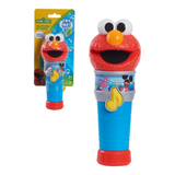 Sesame Street Sing With Elmo Microphone, Handheld Light-Up Musical Interactive Roleplay and Pretend Toy with Sound, Offically Licensed by Just Play for Toddlers Ages 2 and Up