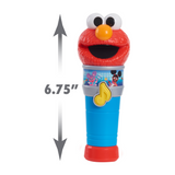 Sesame Street Sing With Elmo Microphone, Handheld Light-Up Musical Interactive Roleplay and Pretend Toy with Sound, Offically Licensed by Just Play for Toddlers Ages 2 and Up