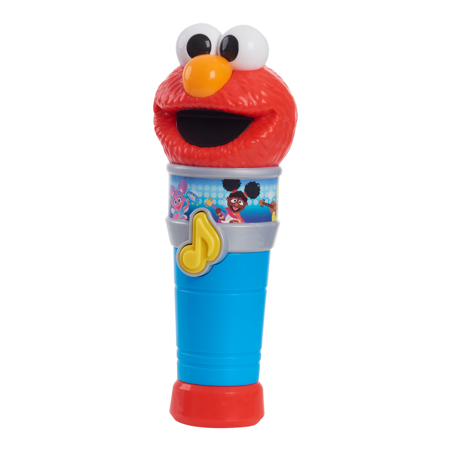 Sesame Street Sing With Elmo Microphone, Handheld Light-Up Musical Interactive Roleplay and Pretend Toy with Sound, Offically Licensed by Just Play for Toddlers Ages 2 and Up